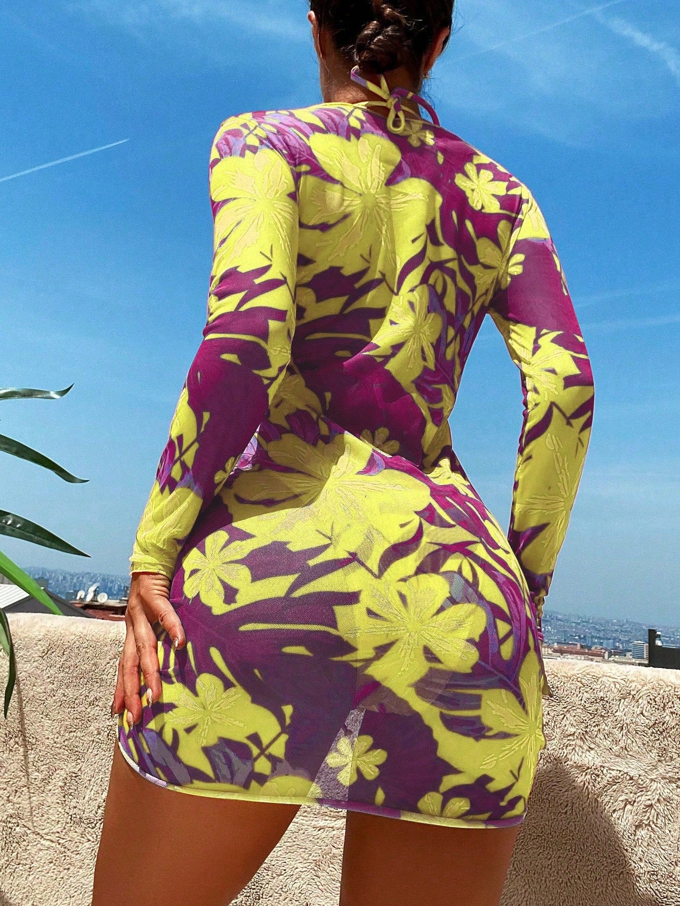 Floral Print Bikini Multicolor