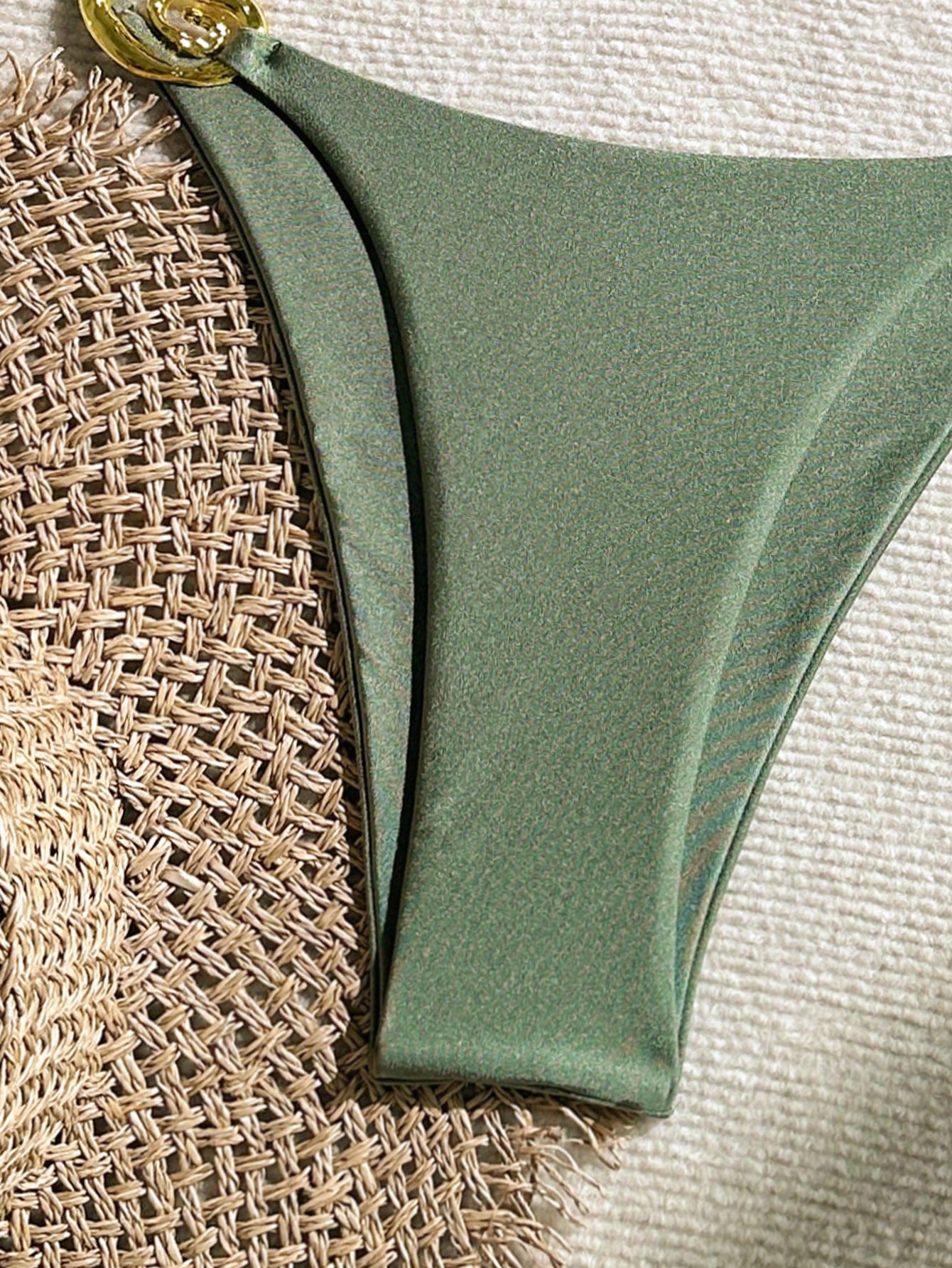 Solid Color Fashionable Bikini Army