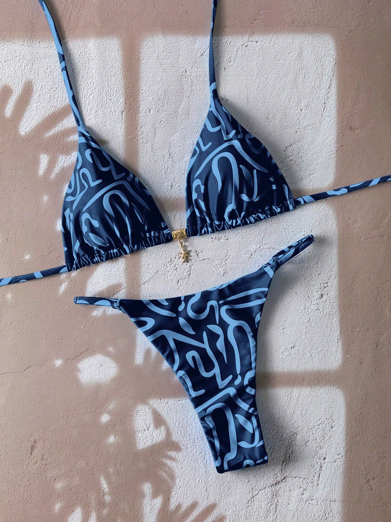 Breeze Solid Bikini Set Multicolor