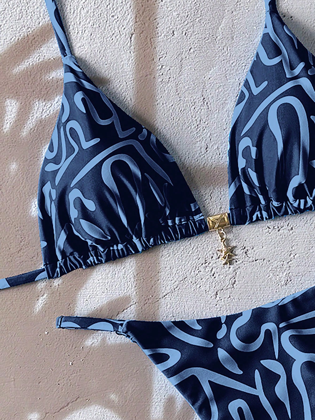 Breeze Solid Bikini Set Multicolor