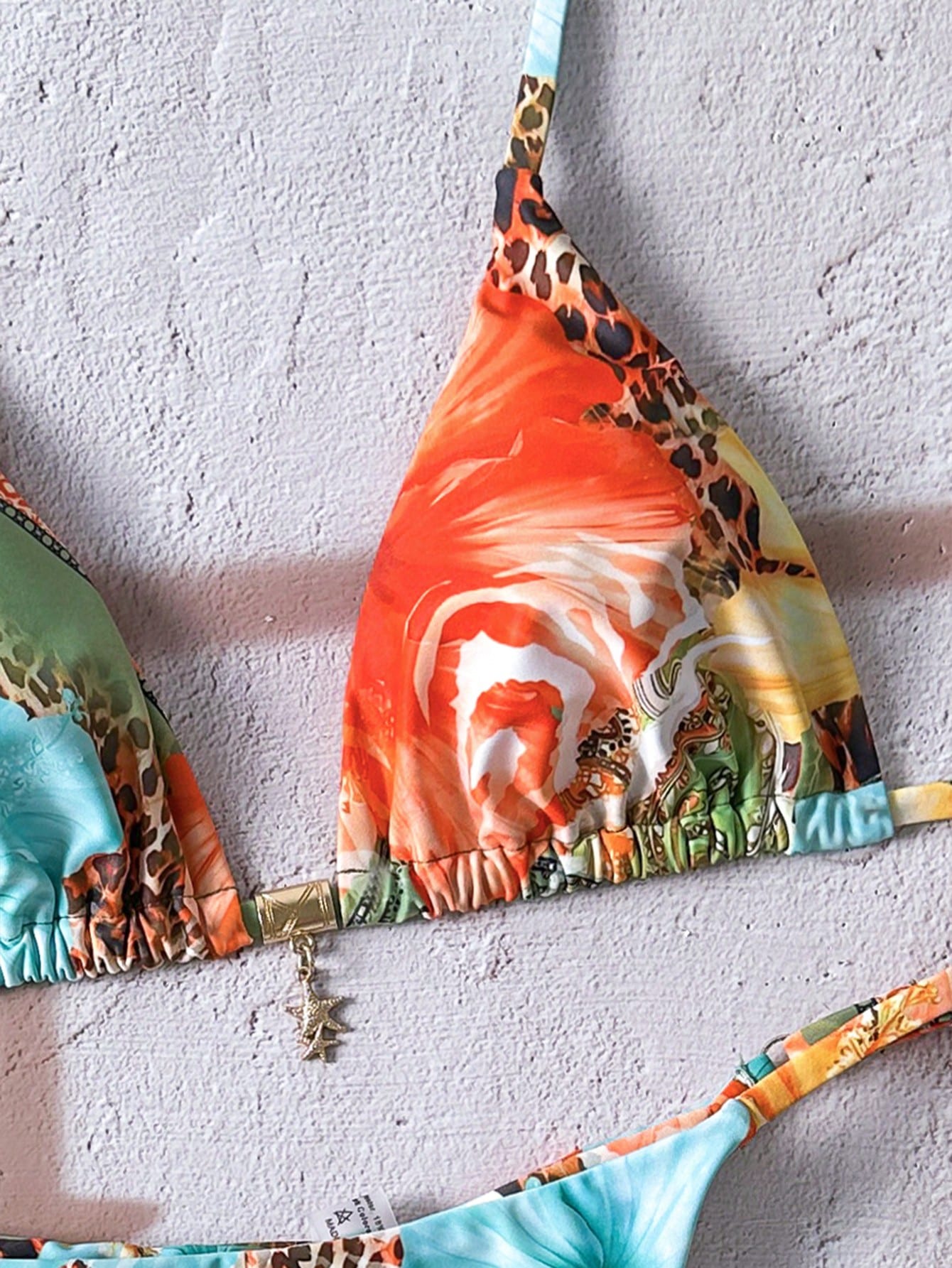 Safari Print Bikini Set Multicolor