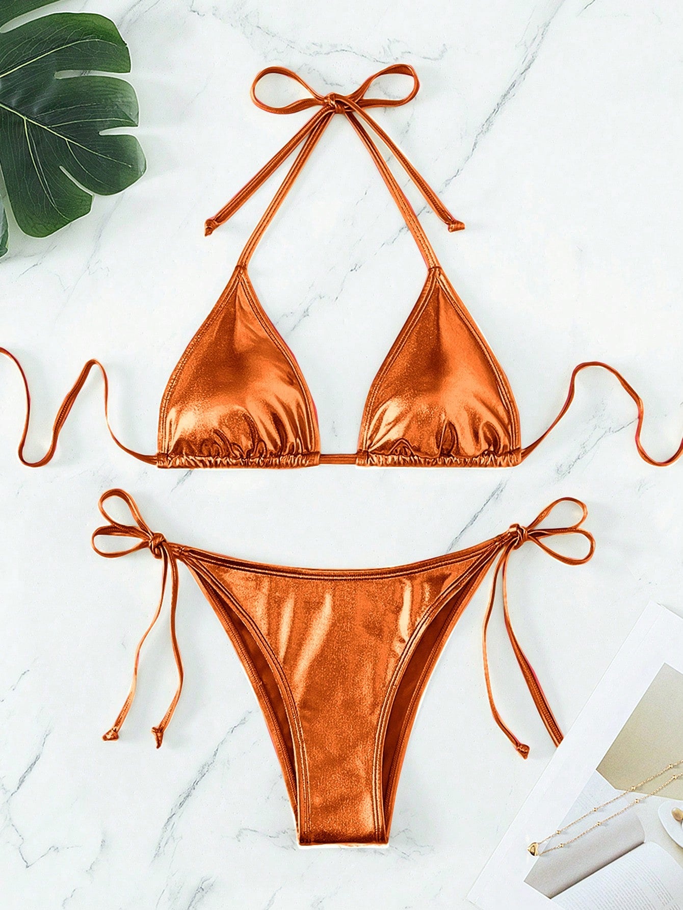 Shiny Bikini Orange