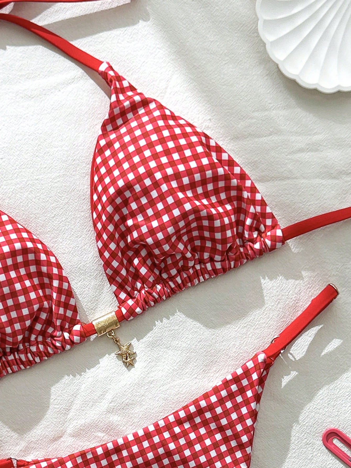 Gingham Charm Bikini Set Multicolor