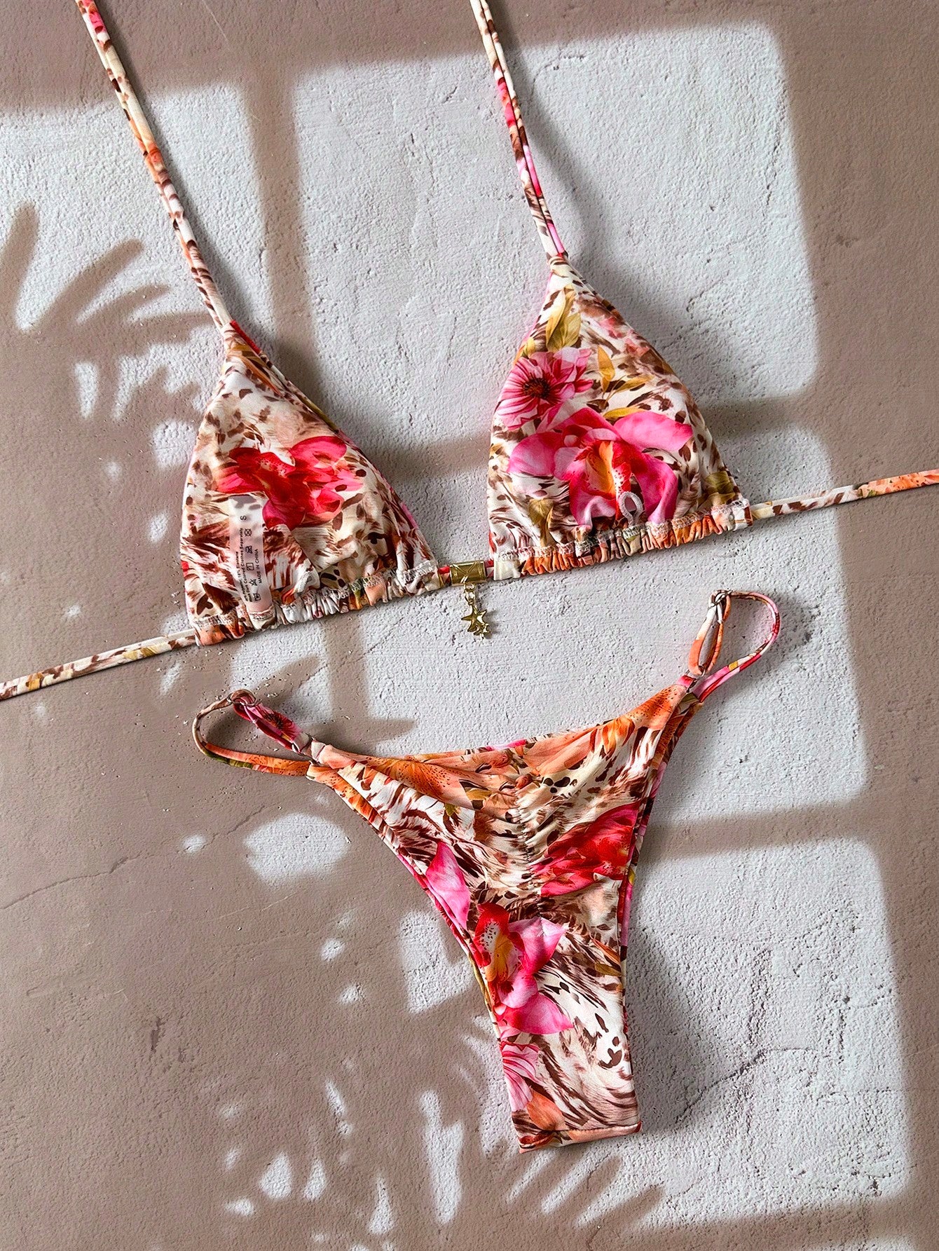 Coral Reef Printed Bikini Multicolor