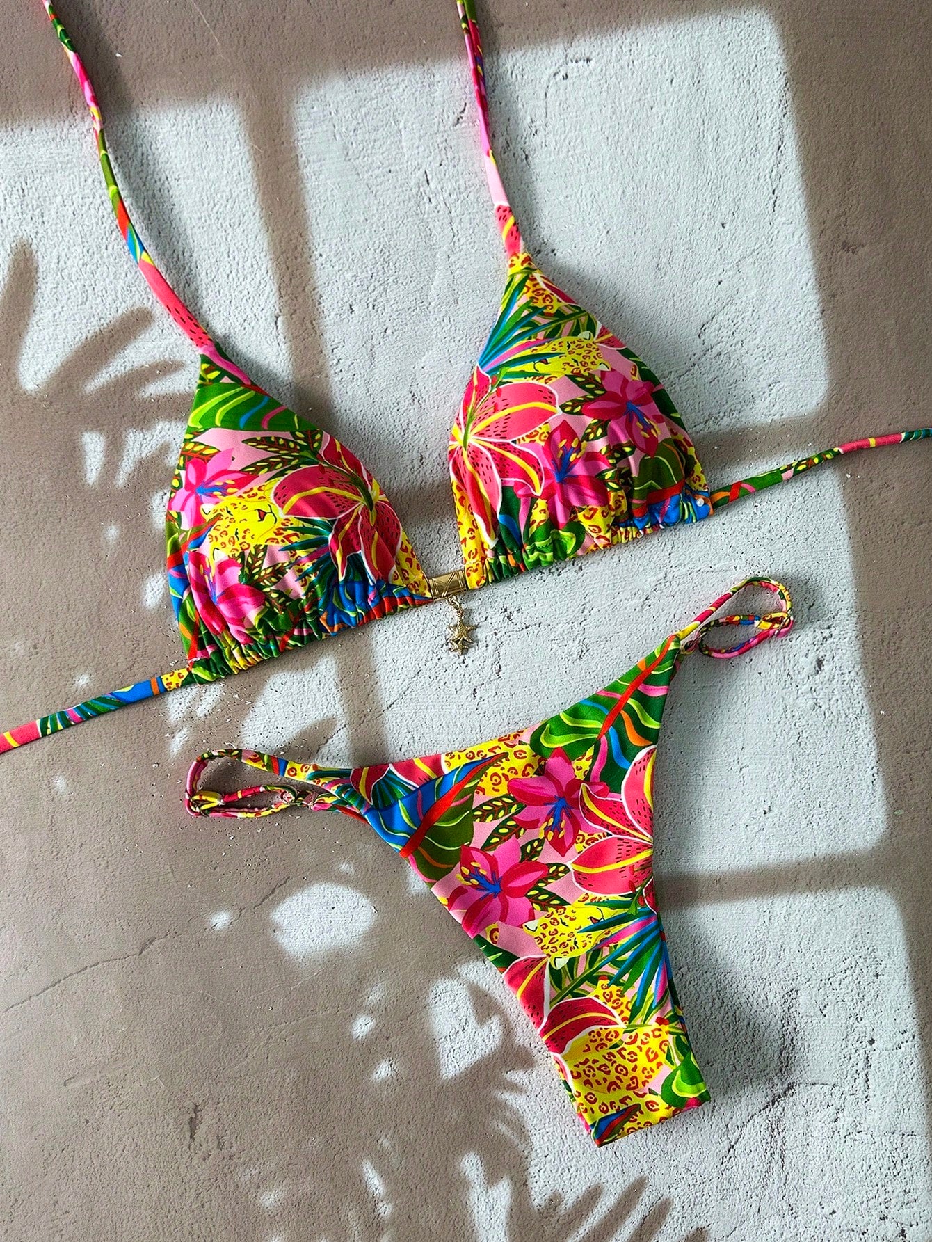 Tropical Vibes Floral Bikini Multicolor