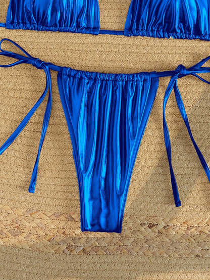 Micro Triangle Bikini Blue