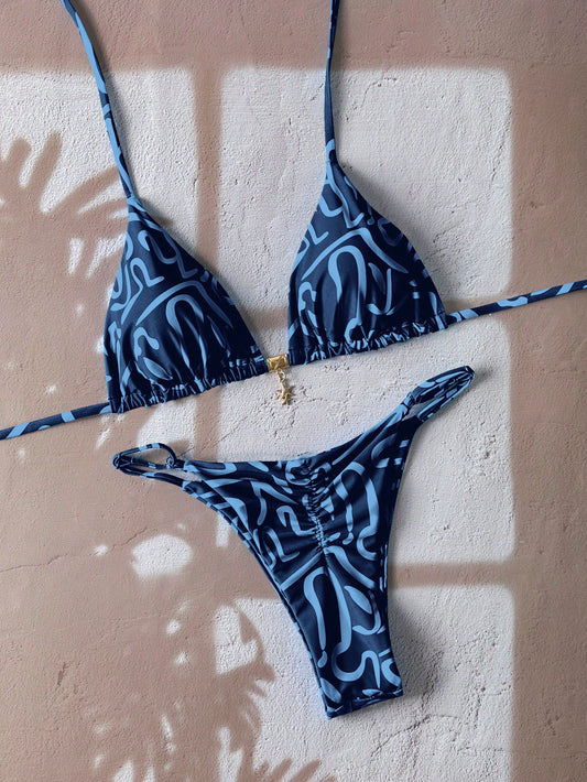 Breeze Solid Bikini Set Multicolor