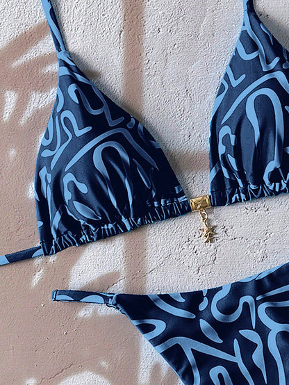 Breeze Solid Bikini Set Multicolor