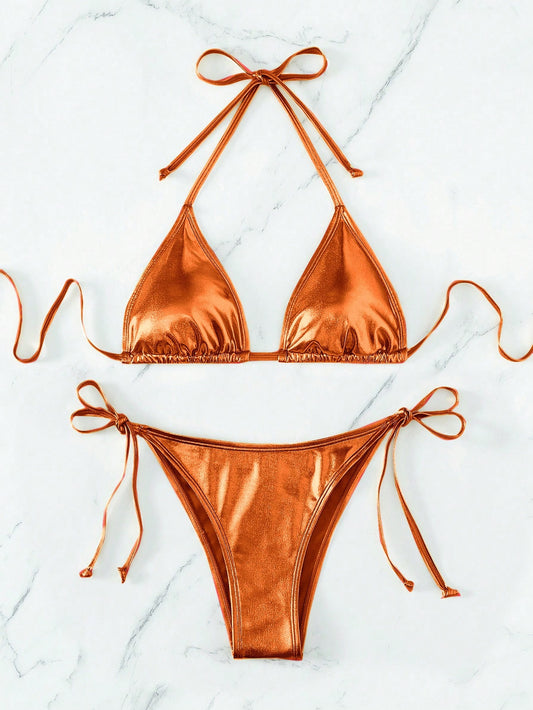 Shiny Bikini Orange