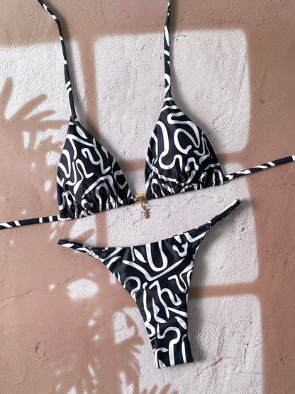 Paradise Solid Bikini Set Multicolor