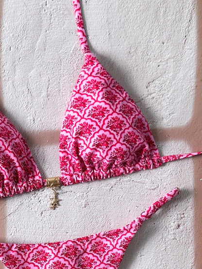 Floral Oasis Bikini Set Multicolor