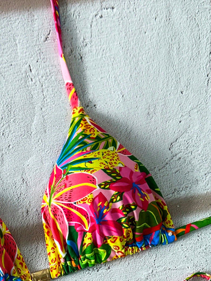 Tropical Vibes Floral Bikini Multicolor