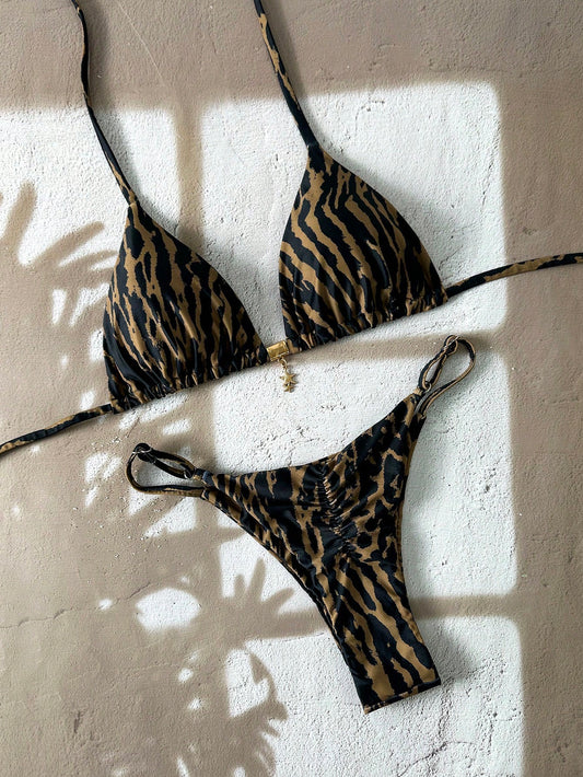 Tropic Breeze Printed Bikini Multicolor