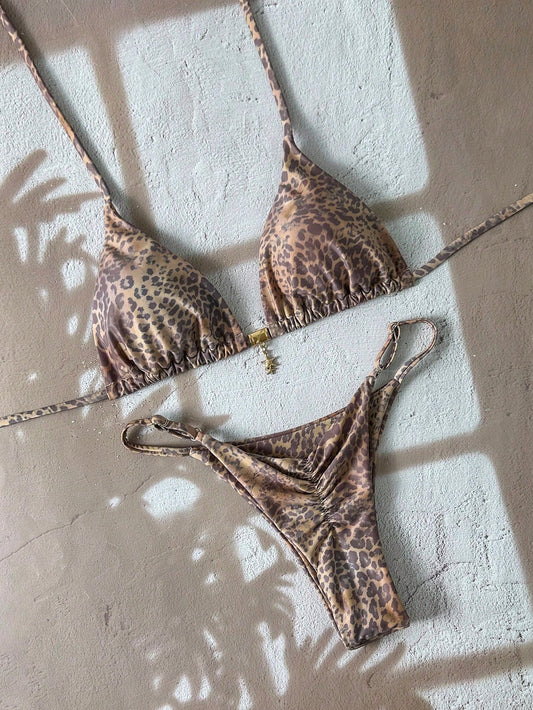 Oasis Metallic Print Bikini Multicolor