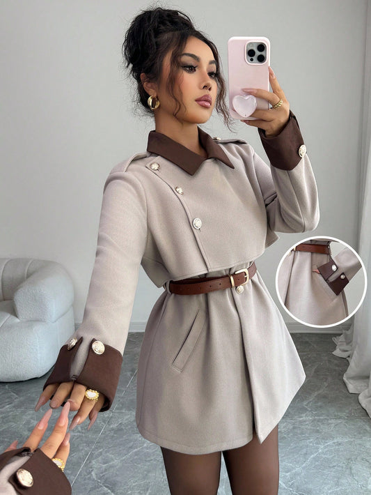 Luxury Wool Coat Camel